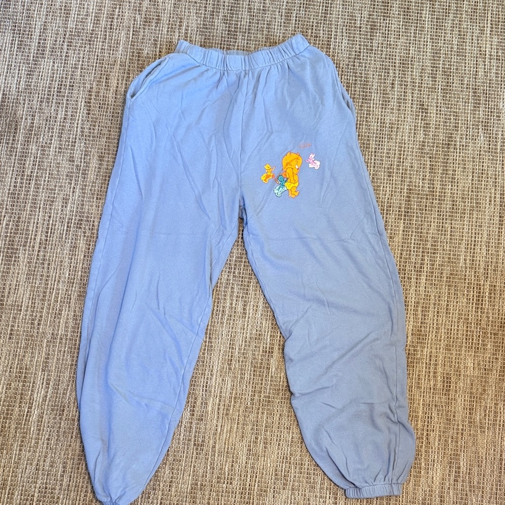 Boys Lie Blue Track Pants with Embroidery